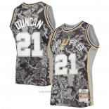 Camiseta San Antonio Spurs Tim Duncan #21 Special Year Of The Tiger Negro.