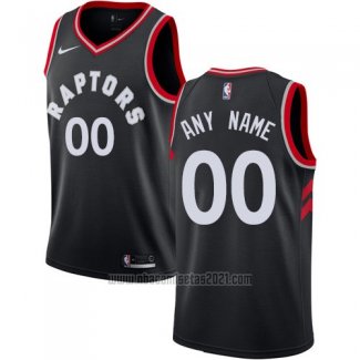 Camiseta Toronto Raptors Personalizada 17-18 Negro