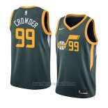 Camiseta Utah Jazz Jae Crowder #99 Earned 2018-19 Verde