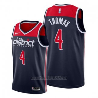 Camiseta Washington Wizards Isaiah Thomas #4 Statement Edition Azul