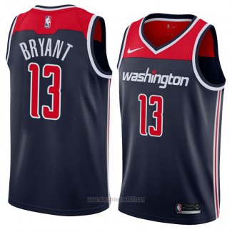 Camiseta Washington Wizards Thomas Bryant #13 Statement 2018 Negro