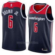 Camiseta Washington Wizards Troy Brown Jr. #6 Statement 2018 Negro