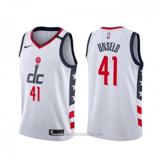 Camiseta Washington Wizards Wes Unseld #41 Ciudad Blanco