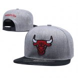 Gorra Chicago Bulls Gris Negro3