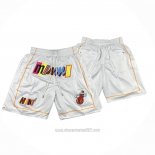 Pantalone Miami Heat Ciudad Just Don 2022-23 Blanco