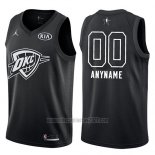 Camiseta All Star 2018 Oklahoma City Thunder Nike Personalizada Negro