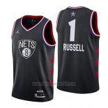 Camiseta All Star 2019 Brooklyn Nets Dangelo Russell #1 Negro