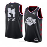 Camiseta All Star 2019 Los Angeles Lakers Kobe Bryant #24 Negro