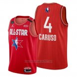 Camiseta All Star 2020 Los Angeles Lakers Alex Caruso #4 Rojo