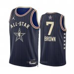 Camiseta All Star 2024 Boston Celtics Jaylen Brown #7 Azul