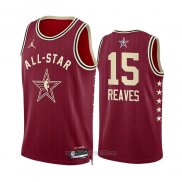 Camiseta All Star 2024 Los Angeles Lakers Austin Reaves #15 Rojo