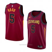 Camiseta Cleveland Cavaliers Rodney Hood #5 Icon 2018 Rojo