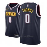 Camiseta Denver Nuggets Isaiah Thomas #0 Icon 2018-19 Azul