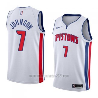 Camiseta Detroit Pistons Stanley Johnson #7 Association 2018 Blanco