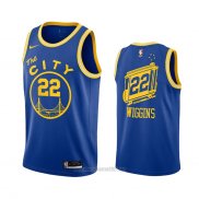 Camiseta Golden State Warriors Andrew Wiggins #22 Hardwood Classics 2020-21 Azul