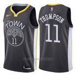 Camiseta Golden State Warriors Klay Thompson #11 Statement 2017-18 Negro