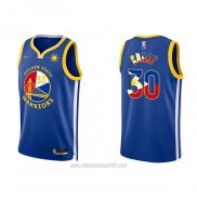 Camiseta Golden State Warriors Stephen Curry #30 Filipino Azul