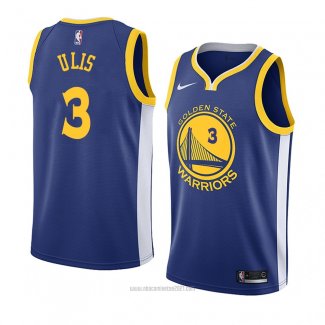 Camiseta Golden State Warriors Tyler Ulis #3 Icon 2018 Azul