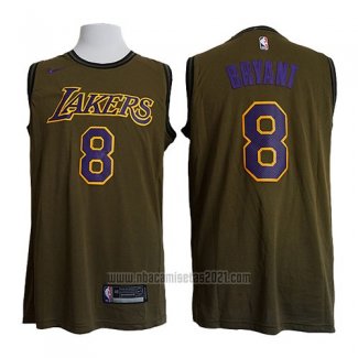 Camiseta Los Angeles Lakers Kobe Bryant #8 Verde