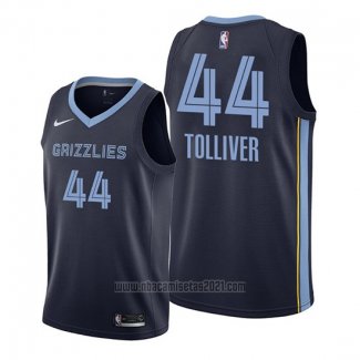 Camiseta Memphis Grizzlies Anthony Tolliver #44 Statement 2020 Azul