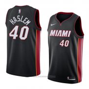 Camiseta Miami Heat Udonis Haslem #40 Icon 2018 Negro