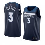 Camiseta Minnesota Timberwolves Jared Terrell #3 Icon 2017-18 Azul