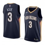 Camiseta New Orleans Pelicans Omer Asik #3 Icon 2018 Azul