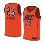 Camiseta Oklahoma City Thunder Terrance Ferguson #23 Earned 2018-19 Naranja