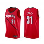 Camiseta Portland Trail Blazers Seth Curry #31 Earned Rojo