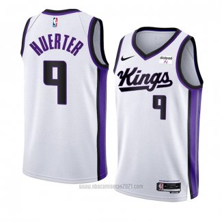 Camiseta Sacramento Kings Kevin Huerter #9 Association 2023-24 Blanco