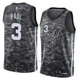 Camiseta San Antonio Spurs Brandon Paul #3 Ciudad 2018 Gris