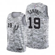 Camiseta San Antonio Spurs Luka Samanic #19 Earned 2019-20 Camuflaje