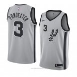 Camiseta San Antonio Spurs Quincy Pondexter #3 Statement 2018 Gris