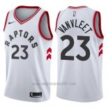 Camiseta Toronto Raptors Fred Vanvleet #23 Association 2017-18 Blanco