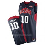 Camiseta USA 2012 Kobe Bryant #10 Negro