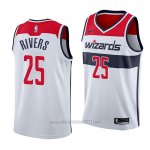 Camiseta Washington Wizards Austin Rivers #25 Association 2018 Blanco