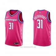 Camiseta Washington Wizards Tomas Satoransky #31 Ciudad 2022-23 Rosa