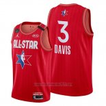 Camiseta All Star 2020 Los Angeles Lakers Anthony Davis #3 Rojo