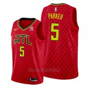 Camiseta Atlanta Hawks Jabari Parker #5 Statement Rojo