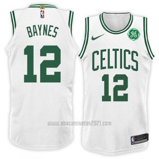 Camiseta Boston Celtics Aron Baynes #12 Association 2018 Blanco