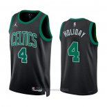 Camiseta Boston Celtics Jrue Holiday #4 Statement 2022-23 Negro