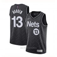 Camiseta Brooklyn Nets James Harden #13 Earned 2020-21 Negro