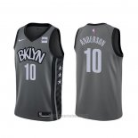 Camiseta Brooklyn Nets Justin Anderson #10 Statement Gris