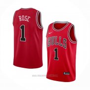 Camiseta Chicago Bulls Derrick Rose #1 Icon Rojo