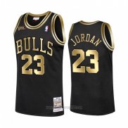 Camiseta Chicago Bulls Michael Jordan #23 1998 NBA Fianls Retro Negro