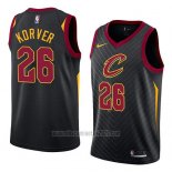 Camiseta Cleveland Cavaliers Kyle Korver #26 Statement 2018 Negro