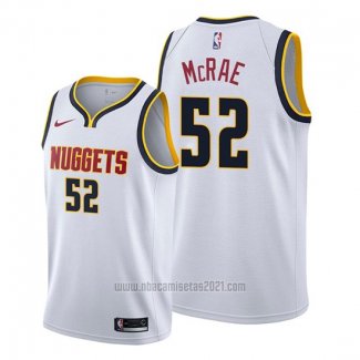 Camiseta Denver Nuggets Jordan Mcrae #52 Association 2019-20 Blanco