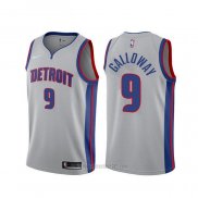 Camiseta Detroit Pistons Langston Galloway #9 Statement Gris