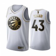 Camiseta Golden Edition Toronto Raptors Pascal Siakam #43 Blanco