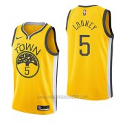 Camiseta Golden State Warriors Kevon Looney #5 Earned 2018-19 Amarillo